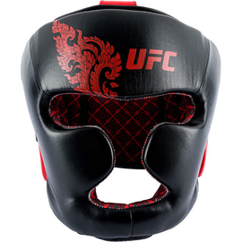 Шлем для бокса черный UFC True Thai, размер  L